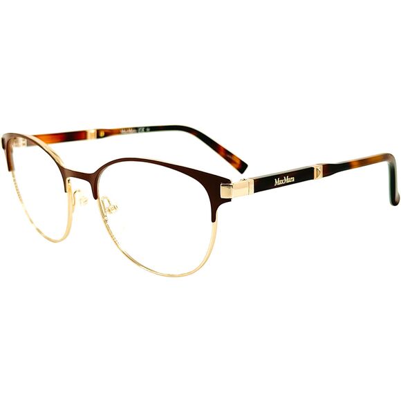 Max Mara Accessories - Max Mara MM1254 Womens Metal Eyeglass Frame D18 Brown Havana 51-17